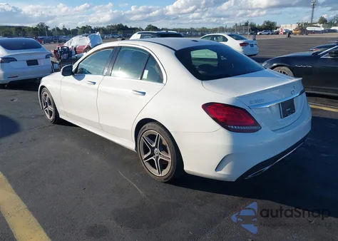2020 Mercedes-Benz C 300 z USA, uszkodzony, nr VIN WDDWF8DB5LR526648